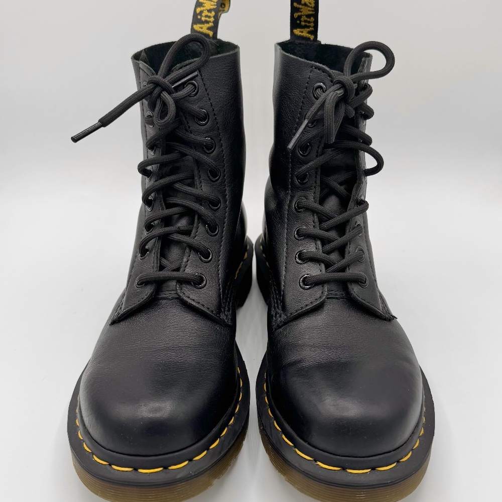 Dr Martens 1460 Women's "Pascal Virginia" Leather Boots Black US 7